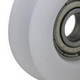 thumbnail image 5 of BQLZR 8PCS U Shaped Pulley White Roller Plastic-Coated Guide Pulley Wheel 6x27x9MM, 5 of 5