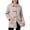 Grey, variant on Wool Feel Double Breasted Pea Coat for Women, Peter Pan Collar Mid-Length, Casual Outerwear with Pockets, 1 Piece, M-4XL, Plus Size Friendly