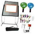thumbnail image 3 of Conjunto de red de bádminton con raquetas y soporte, práctica red portátil para hombres y mujeres con bolsa de transporte para parques de entrenamient, 3 of 8