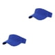 thumbnail image 3 of Guardurnaity Sombrero de sol ajustable para mujer - Gorra deportiva de tela transpirable que absorbe el sudor Color sólido de secado rápido Azul Azul 2piezas, 3 of 6