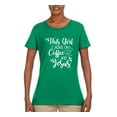 thumbnail image 2 of Wild Bobby This Girl Runs On Coffee And Jesus Inspirational/Christian Women Graphic Tee, Kelly, Medium, 2 of 5