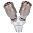 thumbnail image 3 of Componente neumático Acoplador rápido de rosca G1/2 Conveniente operación duradera con una sola mano para amoladoras Todos los destornilladores neumáticos cromados, 3 of 8
