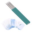 thumbnail image 4 of Agujas para tatuajes de cejas, cuchillas para microblading, cuchillas manuales para tatuajes de cejas, cuchillas para tatuajes con rendimiento finamente ajustado, 4 of 14
