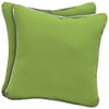 Mainstays Square Decorative Pillow, Set of 2, Green Lettuce