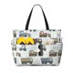 thumbnail image 1 of Fotbe Tractor and Dumper Bolsa de Viaje para Playa - Resistente al Agua, Bolsa Tote de Gran Capacidad y Ligera con 7 Bolsillos para Mujeres y Hombres, 1 of 7