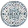 thumbnail image 3 of SAFAVIEH Madison Dalia Oriental Area Rug, Ivory/Light Blue, 8' x 8' Round, 3 of 12