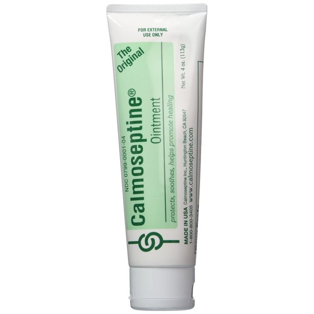Calmoseptine Diaper Rash Ointment Tube, (Pack of 6)