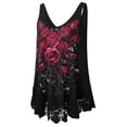 thumbnail image 2 of Gvmfive Women Plus Size Sleeveless Lace Tank Tops Casual Swing Tunic Blouse T-shirt, 2 of 8