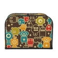 thumbnail image 2 of Goofa Robot and Monsters Print Toaster Cover 4 Slice, Four Slice Bread Machine Cover Quilted Toaster Covers Bread Maker Cover Kitchen Appliance Cover, 2 of 7