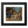 thumbnail image 2 of Francesco Albani 17x15 Black Modern Framed Museum Art Print Titled - Lamentation with the Virgin, St. John and Angels, 2 of 5