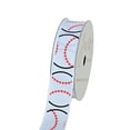 thumbnail image 3 of Gwen Studios 7/8" Baseball Print Grosgrain Ribbon, 3 Yards, 3 of 6