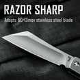 thumbnail image 3 of Key Unity Steel Pocket Knife for Fishing Camping, EDC Mini Folding Knives for Keyring, 1.77'' Blade, KK03S, 3 of 9