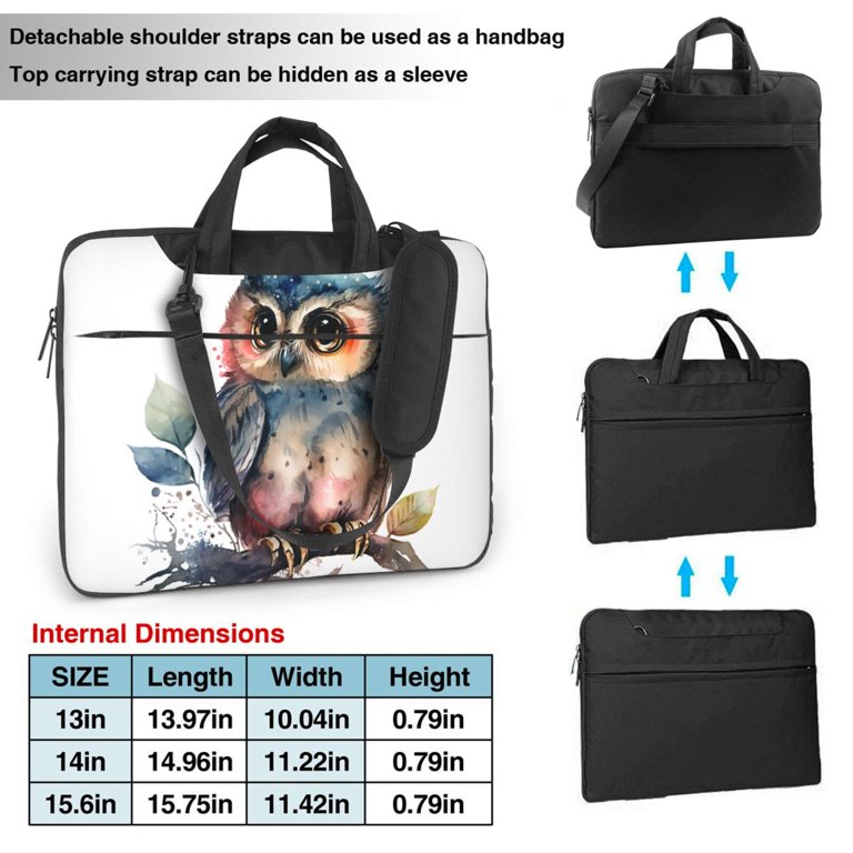 Cute Owl Laptop Bag 13 inch Laptop or Tablet Business Casual