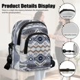 thumbnail image 5 of TSOVTHRID Aztec Tribal Geometric Gray Print Small Crossbody Bags for Women Trendy Cell Phone Purse Wallet Cell Phone Crossbody Purse with Zipper Closure, 5 of 7