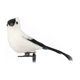 thumbnail image 3 of Pájaro Artificial Pájaro Artificial Espuma artificial pluma loro artesanía imitación pájaro modelo decoración (blanco), 3 of 4