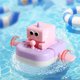 thumbnail image 1 of Los barcos de juguete de baño dan cuerda a los barcos de baño flotantes | Diseño de relojería Zest | Colores brillantes, seguro, plástico ecológico | Juguetes acuáticos interactivos de natación para, 1 of 7