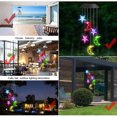 thumbnail image 3 of Carillón de viento LED con energía solar que cambia de color en espiral, decoración romántica para exteriores para patio, jardín con gancho (luna y estrella), 3 of 5