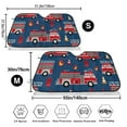 thumbnail image 3 of Balery Fire Truck 1 Print Car Windshield Sun Shade,Windshield Sunshade for Car Pickup Truck SUV Accessories-Small, 3 of 7