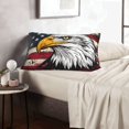 thumbnail image 6 of Daiia American Bald Eagle Bedding Waterproof Pillow Protector Zippered Queen – Bed Bug Proof Pillow Encasement-16"x24", 6 of 6