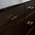 thumbnail image 4 of Franklin Brass P40844K-CZ Champagne Bronze 3" Simple Chamfered Cabinet Drawer Pull 5 Pack, 4 of 7