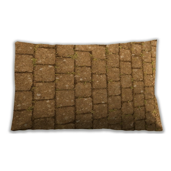 Ahgly Company Outdoor Rectangular Contemporary Lumbar Throw Pillow, 13 inch by 19 inch
