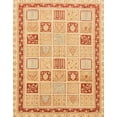 thumbnail image 1 of Ahgly Company Indoor Rectangle Abstract Orange Oriental Area Rugs, 7' x 10', 1 of 6