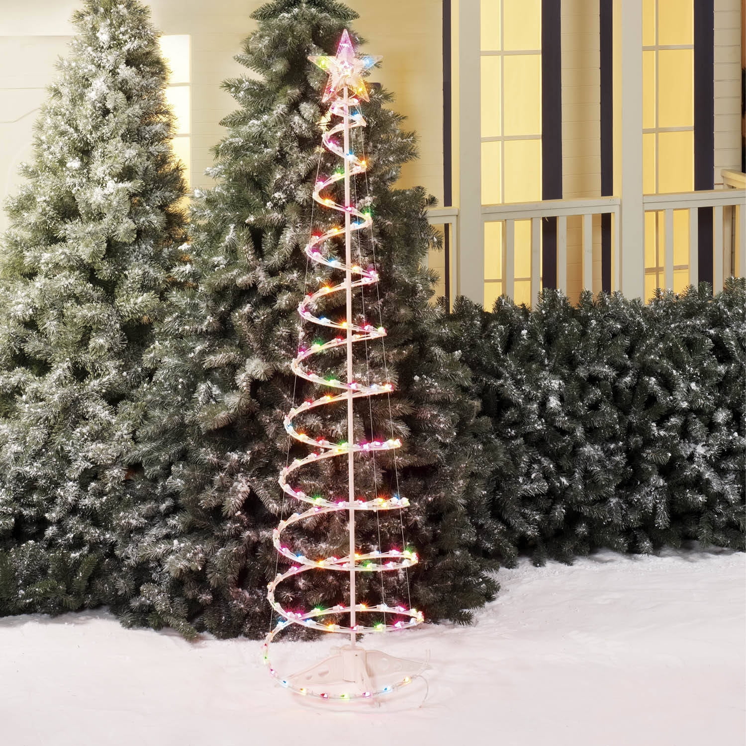 Holiday Time Pre Lit 4 Cashmere Artificial Christmas Tree Clear