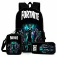 thumbnail image 1 of Fortnite Backpack Lunch Bag Stationery Bag 3pcs Student Gift M, 1 of 5
