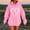 Pink, variant on Women's Plus Size Christmas Graphic Hoodie Long Sleeve Pullover Holiday Comfort​​