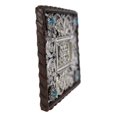 thumbnail image 2 of Ensemble de 2 Assiettes Murales en Dentelle Turquoise Étoile Double Bascule, 2 of 5