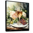 thumbnail image 2 of Designart "Harmonious Bubbles" Wine & Champagne Floater Framed Wall Decor, 2 of 5