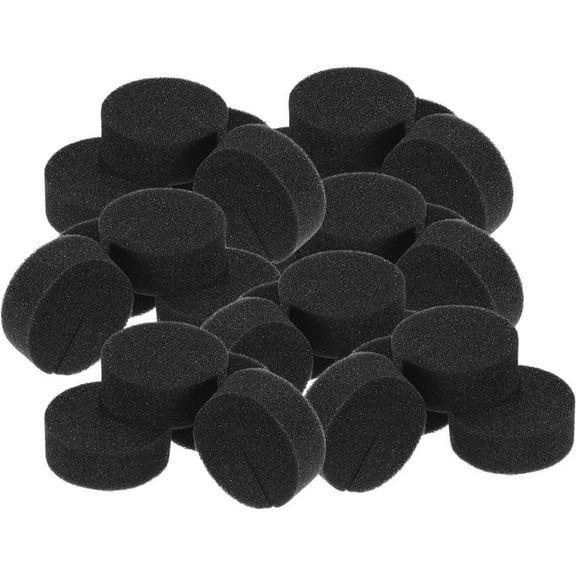 UPOUART Hydroponic Planting Sponge for Soilless Cultivation Black Easy to Clean 50pcs