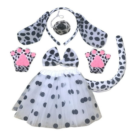

Toddler Girls Outfits Holiday Outfits Kids Party Cartoon Dogs Skirt Accessory Set Fall Girls Clothes One Size