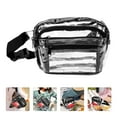 thumbnail image 2 of Clear Fanny Pack Weatherproof Lightweight Waist Bag Transparent Adjustable Belt Bag, 2 of 8