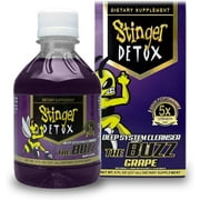 Stinger Detox Buzz 5X Extra Strength Drink  Grape Flavor  8 FL OZ