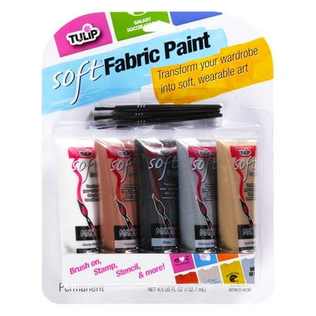 Tulip Soft Fabric Paint, Neutral, 5pk