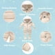 thumbnail image 4 of Traje de nieve de invierno para bebé, mono, prendas de vestir, con capucha, Footie para niños pequeños Xemadio CJWUS-6192, 4 of 7