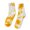 Yellow, variant on Jamicy Fleece Warm Socks for Women Thick Socks Cozy Decorative Footwear for Couples Comfortable Ankle Coverage Fleece Floor Socks