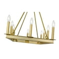 thumbnail image 4 of Z-Lite 482-10L-OBR Island Lighting Olde Brass Steel Barclay Olde Brass, 4 of 8