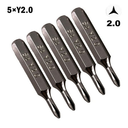 

H4×28mm Small Y Type Screwdriver Bits Pentagram Triangle 4mm Hex Shank