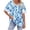 Blue, variant on Bixock Maternity Tops Plus Size V Neck Short Sleeve Loose Pregnancy Blouse Casual Maternity Shirt Summer Maternity Clothes