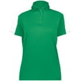 thumbnail image 3 of Augusta Sportswear B98134602 Womens Two-Tone Vital Polo T-Shirt, Kelly & White - Extra Small, 3 of 5