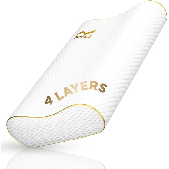 Almohada King Size de Espuma Viscoelástica de 4 Capas Royal Therapy