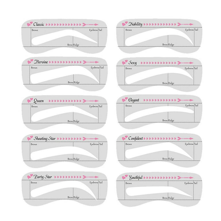 Yucurem 2*Eyebrow Stencil Grooming Shaper Durable Template Makeup Tools for Women - Walmart.com yucurem-2-eyebrow-stencil-grooming-shaper-durable-template-makeup-tools-for-women-walmart-com