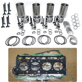 New Overhaul Rebuild Kit Compatible with Yanmar 4TNV98 4TNV98T Engine Forklift Excavator Loaders 16 Valve
