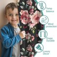 thumbnail image 3 of Blackout Kids Curtains,Pioneer Flower Floral Print Pattern Childrens Insulated Curtains Set Of 2,Bedroom Essentials,Toddler Room Decor 42"x54", 3 of 5