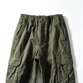 thumbnail image 6 of Men Loose Straight Cargo Casual Pants, Elastic Waist Breathable Outdoor Workout Pants S-XXL, 6 of 10