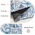 thumbnail image 6 of 6'x9' Area Rugs, Blue Paisley Indoor Outdoor Area Rug for Living Room Bedroom, Ethnic Abstract Art Vintage Washable Bathroom Rugs Kitchen Floor Carpet Mats Home Decor Aesthetic, 6 of 8