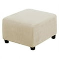 thumbnail image 1 of Housse Extensible pour Pouf Housse de Pouf Carrée Meuble Tabouret de Rangement Pliant Meuble Housse Douce avec Bas Élastique, 1 of 2