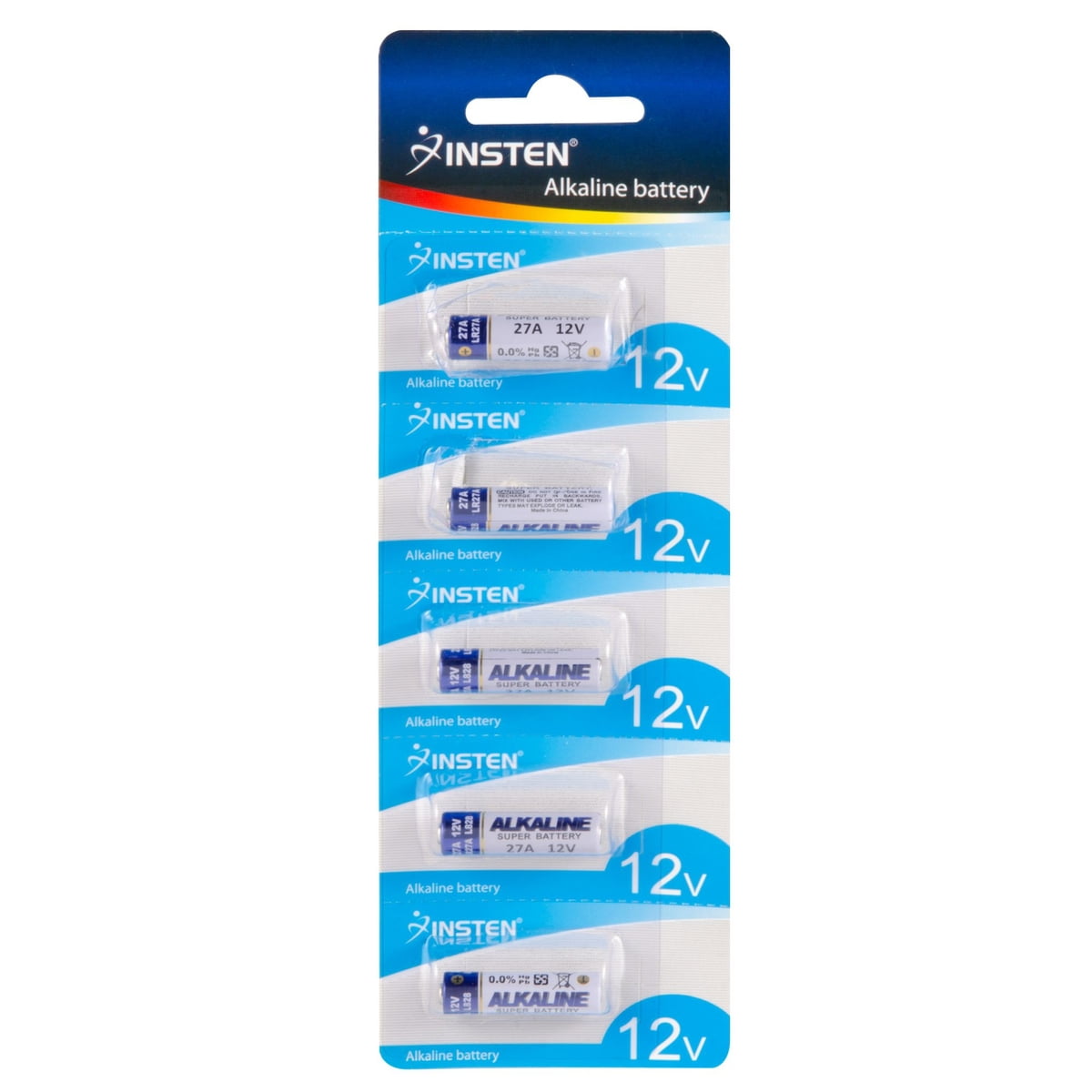Insten Alkaline Battery - 27A (5pcs) 5-Count
